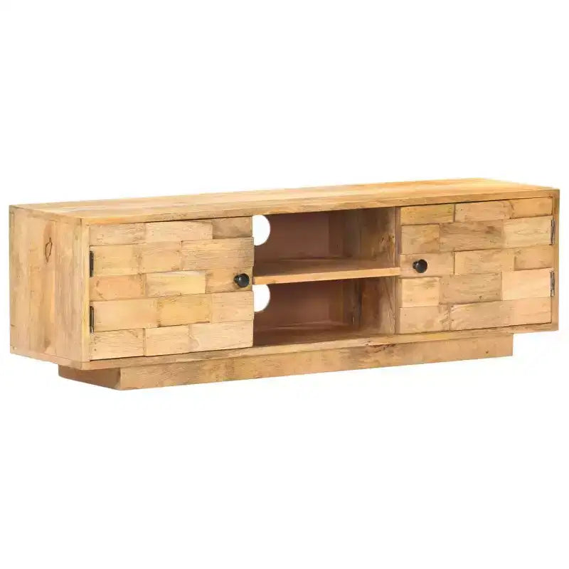 Meuble TV CHARMMA 45.7x11.8x13.8 Bois de manguier massif
