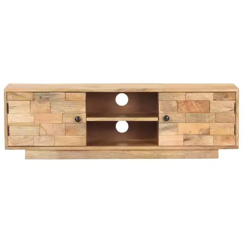 Meuble TV CHARMMA 45.7x11.8x13.8 Bois de manguier massif