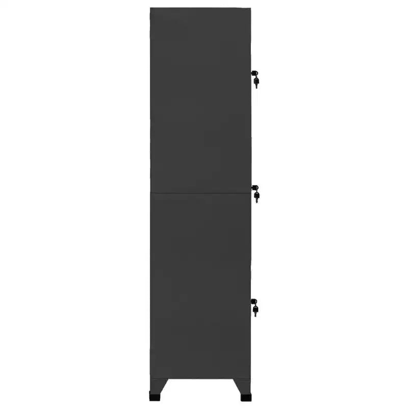 Vestiaire Métallique Anthracite Serrures Standard Armoire de Rangement