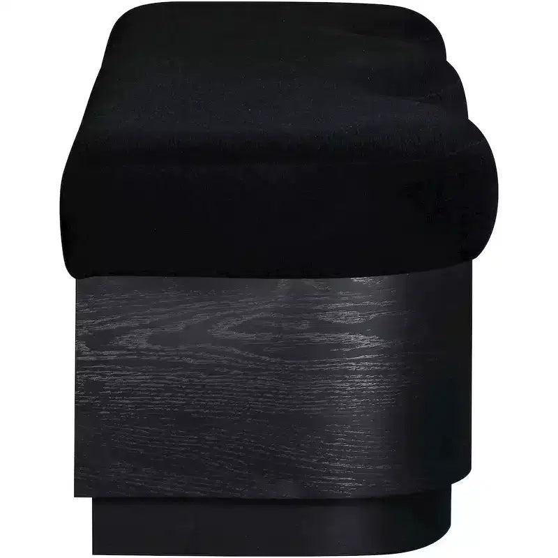 Banc en tissu velours