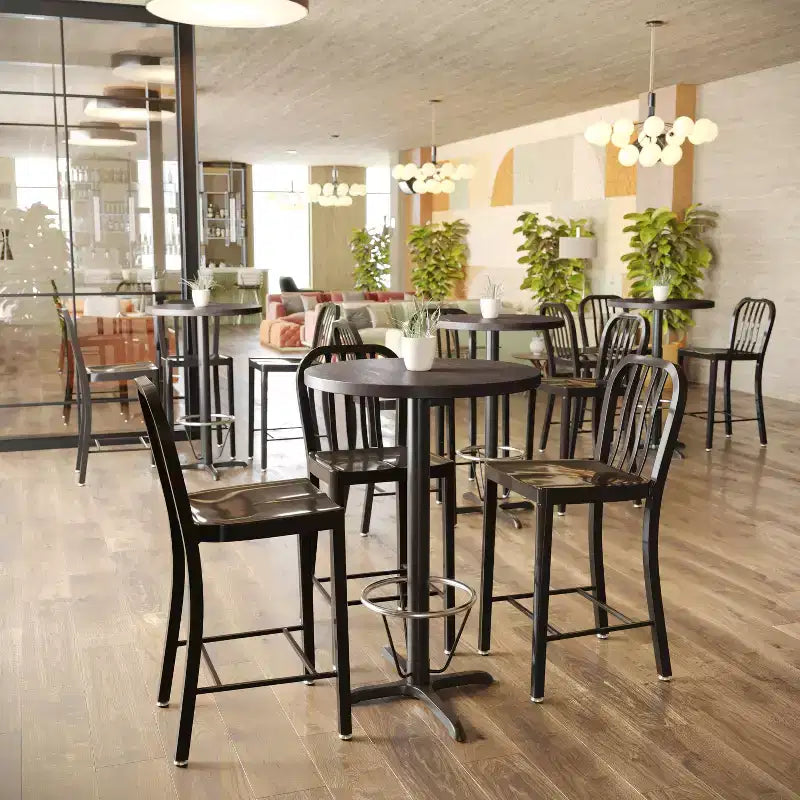 Dessus de table rond en bois massif de 3,8 cm d'épaisseur pour l'intérieur