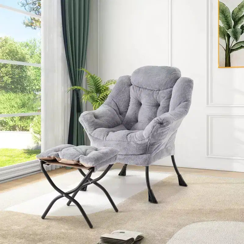 fauteuil inclinable et oreiller, fauteuil de salon confortable avec poche latérale pour salon chambre bureau