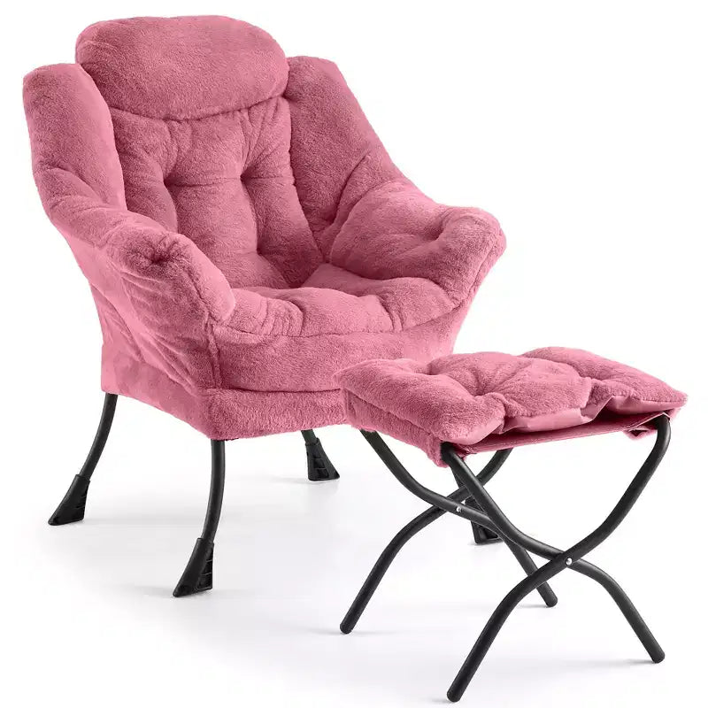 fauteuil inclinable et oreiller, fauteuil de salon confortable avec poche latérale pour salon chambre bureau