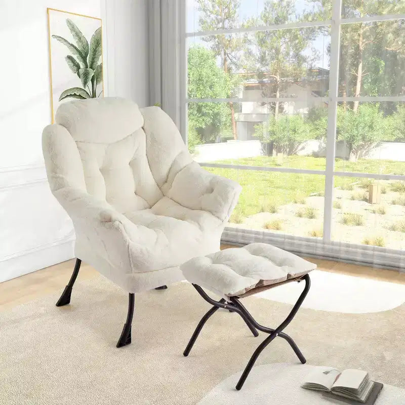 fauteuil inclinable et oreiller, fauteuil de salon confortable avec poche latérale pour salon chambre bureau